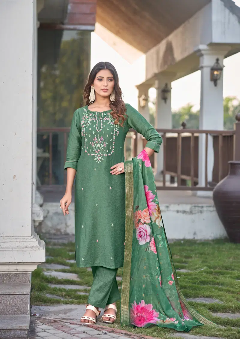 Janki By Kalaroop Viscose Designer Readymade Suits Wholesalers In Delhi